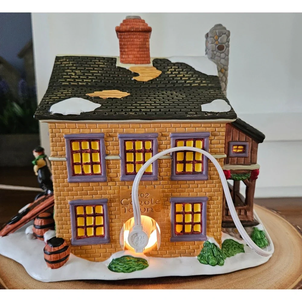 Carole Towne Collection Lemax The Carriage Maker 2002 Lighted Christmas Village